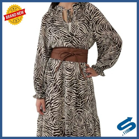 Wide Waist Belt - 3.5 Inch Obi Style, Polyurethane Leatherette, S-M main image 8